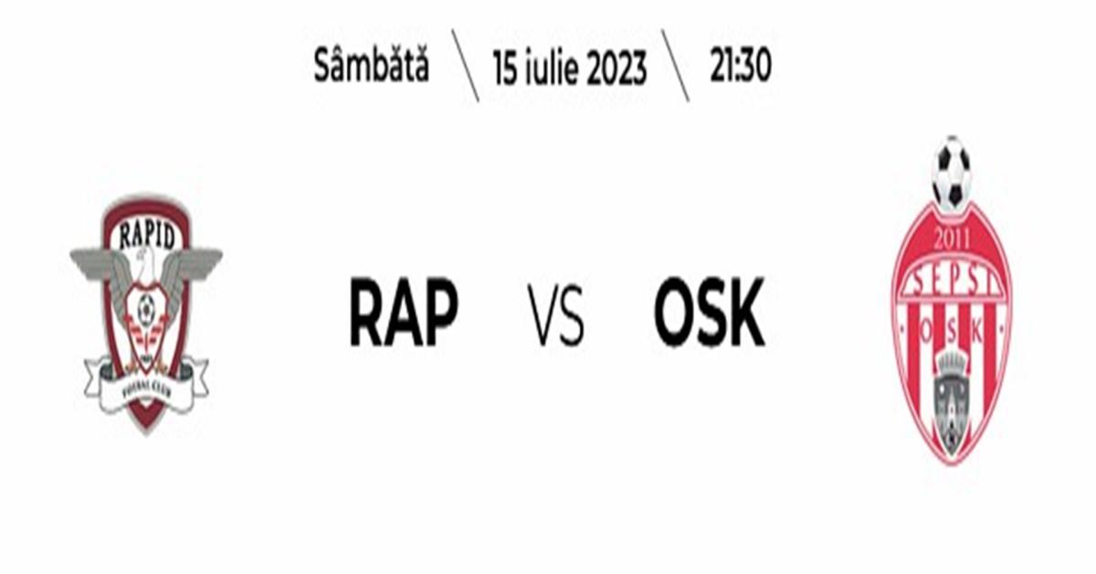 Etapa 1 Superliga editia 2023-2024 Rapid - Sepsi