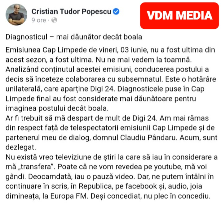 cap limpede cu cristian tudor popescu