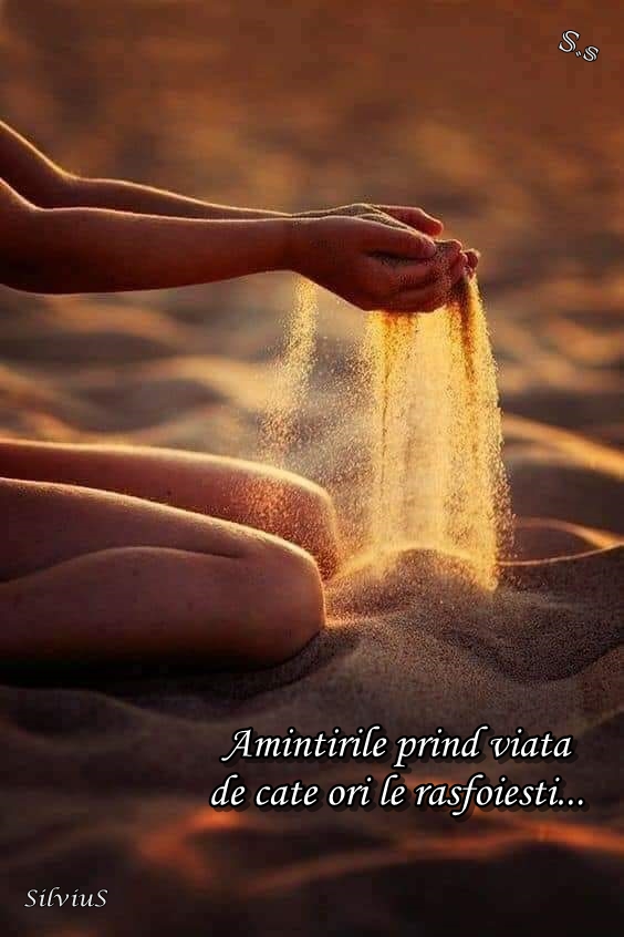 Amintirile prind viață de cate ori le răsfoiești...